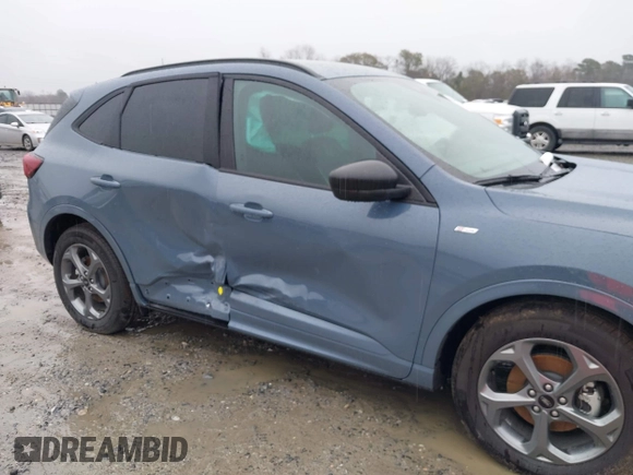2024 Ford Escape ST-Line with VIN 1FMCU0MZ7RUA98522, listed as a IAAI auction lot 41268845 with 10,448 mi miles and . Bid and sale history available at DreamBid. Image 6.
