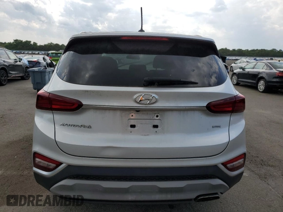 2019 Hyundai Santa Fe SE with VIN 5NMS2CAD8KH054008, listed as a Copart auction lot 65725175 with 84,352 mi miles and Clean title. Bid and sale history available at DreamBid. Image 6.