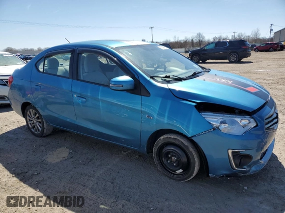 2017 Mitsubishi Mirage G4 SE with VIN ML32F4FJ4HHF07064, listed as a Copart auction lot 53099665 with 77,556 mi miles and Salvage Title. Bid and sale history available at carsss.com. Image 4.