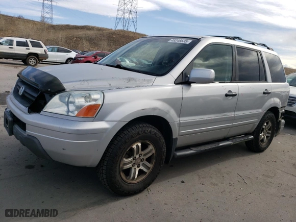 2003 Honda Pilot EX with VIN 2HKYF18653H522050, listed as a Copart auction lot 49246635 with 273,320 mi miles and Salvage Title. Bid and sale history available at carsss.com. Image 1.