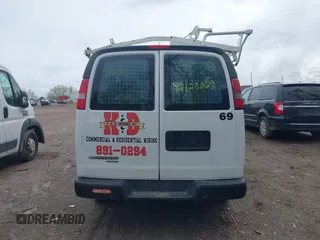 2016 Chevrolet Express Cargo with VIN 1GCWGAFF5G1261197, listed as a IAAI auction lot 42128029 with 117,535 mi miles and . Bid and sale history available at DreamBid. Image 16.