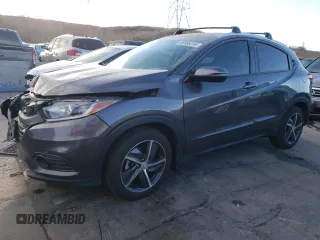 2022 Honda HR-V EX-L with VIN 3CZRU6H72NM743368, listed as a Copart auction lot 86986014 with 19,886 mi miles and Salvage Title. Bid and sale history available at carsss.com. Image 1.