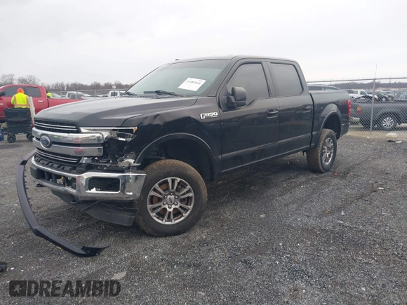 2018 Ford F-150 XL with VIN 1FTEW1E51JFC55334, listed as a IAAI auction lot 41485040 with 122,169 mi miles. Bid and sale history available at carsss.com. Image 17.