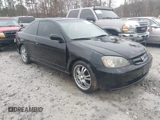 2002 Honda Civic EX with VIN 1HGEM21992L072062, listed as a IAAI auction lot 41533775 with 201,159 mi miles. Bid and sale history available at carsss.com. Image 1.