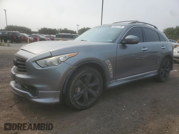 2012 Infiniti FX with VIN JN8AS1MW1CM154415, listed as a Copart auction lot 59461745 with 141,803 mi miles and Salvage title. Bid and sale history available at DreamBid. Image 1.