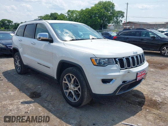 2019 Jeep Grand Cherokee Limited with VIN 1C4RJFBG6KC670655, listed as a IAAI auction lot 42476569 with 49,835 mi miles and . Bid and sale history available at DreamBid. Image 1.