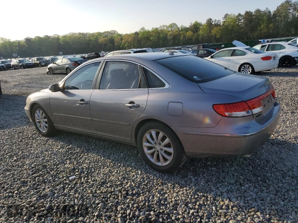 2007 Hyundai Azera SE with VIN KMHFC46F67A186888, listed as a Copart auction lot 51207075 with 128,801 mi miles and Salvage Title. Bid and sale history available at carsss.com. Image 2.