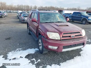 2005 Toyota 4Runner SR5 with VIN JTEBU14R458039545, listed as a IAAI auction lot 41436857 with 225,110 mi miles. Bid and sale history available at carsss.com. Image 1.