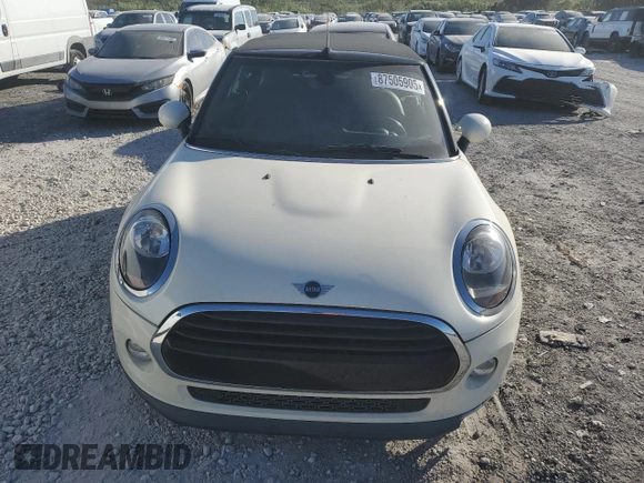 2019 MINI Convertible Cooper with VIN WMWWG5C59K3D01832, listed as a Copart auction lot 87505905 with 42,666 mi miles and Non repairable. Bid and sale history available at DreamBid. Image 5.