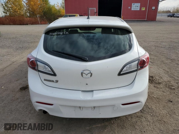 2013 Mazda 3 GX with VIN JM1BL1KF1D1730491, listed as a Copart auction lot 74981264 with 129,503 mi miles and Salvage Title. Bid and sale history available at carsss.com. Image 6.