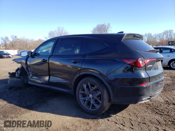 2022 Acura MDX w/A-Spec Package with VIN 5J8YE1H0XNL050880, listed as a Copart auction lot 51235915 with 26,058 mi miles and Salvage Title. Bid and sale history available at carsss.com. Image 2.
