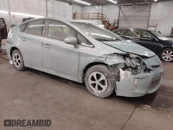 2014 Toyota Prius Four with VIN JTDKN3DU5E1782404, listed as a IAAI auction lot 41590677 with 89,465 mi miles. Bid and sale history available at carsss.com. Image 1.