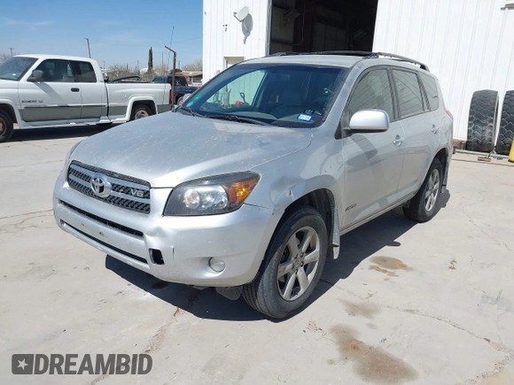2007 Toyota RAV4 Limited with VIN JTMZK34V775014497, listed as a IAAI auction lot 41593798 with 296,866 mi miles. Bid and sale history available at carsss.com. Image 2.
