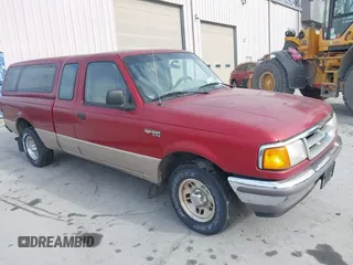 1997 Ford Ranger XL with VIN 1FTCR14U6VTA62921, listed as a IAAI auction lot 41349151 with 166,438 mi miles. Bid and sale history available at carsss.com. Image 1.
