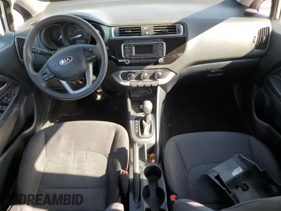 2016 Kia Rio LX with VIN KNADM4A39G6554583, listed as a Copart auction lot 51648045 with Not Provided miles and Salvage Title. Bid and sale history available at DreamBid. Image 8.
