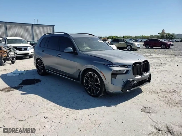 2023 BMW X7 xDrive40i with VIN 5UX23EM0XP9P71559, listed as a Copart auction lot 47809815 with 0 mi miles and Salvage Title. Bid and sale history available at carsss.com. Image 11.