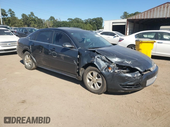 2016 Chevrolet Impala LS with VIN 2G1WA5E32G1111728, listed as a Copart auction lot 76654464 with 83,299 mi miles and Salvage title. Bid and sale history available at DreamBid. Image 4.