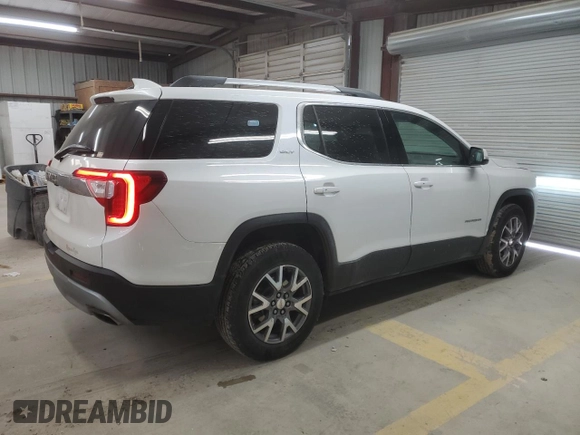 2021 GMC Acadia SLT with VIN 1GKKNMLS0MZ153708, listed as a Copart auction lot 45855815 with 40,131 mi miles and Salvage Title. Bid and sale history available at carsss.com. Image 3.