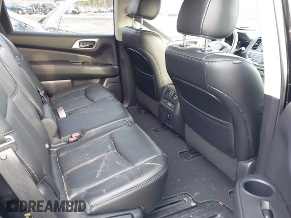 2017 Nissan Pathfinder SV with VIN 5N1DR2MM9HC633277, listed as a IAAI auction lot 41697958 with 51,891 mi miles. Bid and sale history available at carsss.com. Image 8.