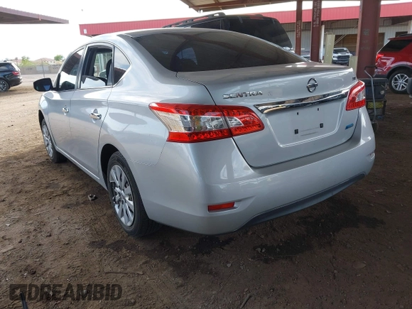 2014 Nissan Sentra S with VIN 3N1AB7AP8EY210722, listed as a IAAI auction lot 42157868 with 146,823 mi miles and . Bid and sale history available at DreamBid. Image 3.