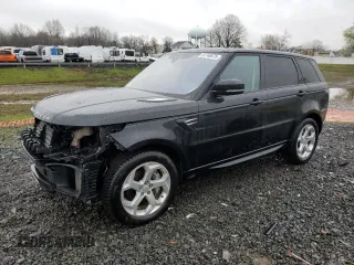 2018 Land Rover Range Rover Sport HSE with VIN SALWR2RV3JA186499, listed as a Copart auction lot 51748675 with 52,183 mi miles and Salvage Title. Bid and sale history available at DreamBid. Image 1.