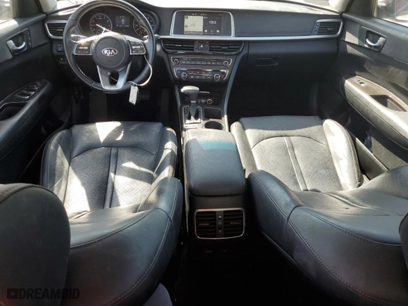 2019 Kia Optima EX with VIN 5XXGU4L17KG339919, listed as a Copart auction lot 45752545 with 73,853 mi miles and Salvage Title. Bid and sale history available at carsss.com. Image 8.