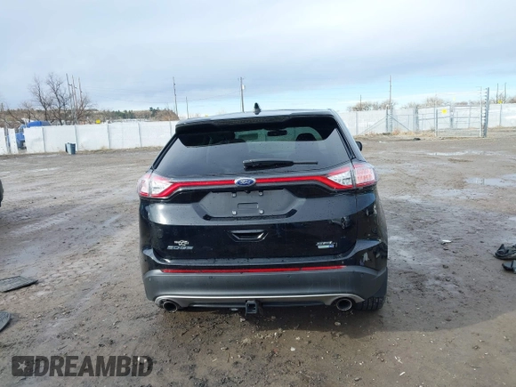 2017 Ford Edge SEL with VIN 2FMPK4J93HBB37551, listed as a IAAI auction lot 41922390 with 87,158 mi miles. Bid and sale history available at carsss.com. Image 17.