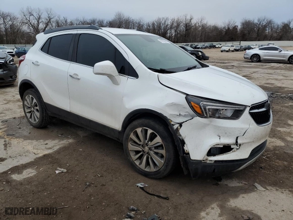 2020 Buick Encore Preferred with VIN KL4CJASB1LB343658, listed as a Copart auction lot 43639645 with 100,535 mi miles and Salvage Title. Bid and sale history available at carsss.com. Image 4.