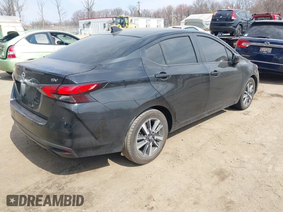 2021 Nissan Versa SV with VIN 3N1CN8EV5ML855547, listed as a IAAI auction lot 41827009 with 97,525 mi miles and . Bid and sale history available at DreamBid. Image 4.