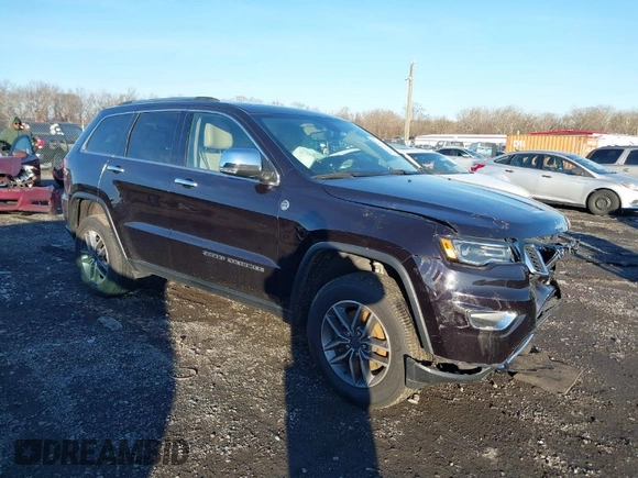 2020 Jeep Grand Cherokee Limited X z VIN 1C4RJFBT5LC338639, wystawiony jako IAAI lot #41366809 z przebiegiem 96 541 mil mil oraz . Historia ofert i sprzedaży dostępna na DreamBid. Obrazek 1.