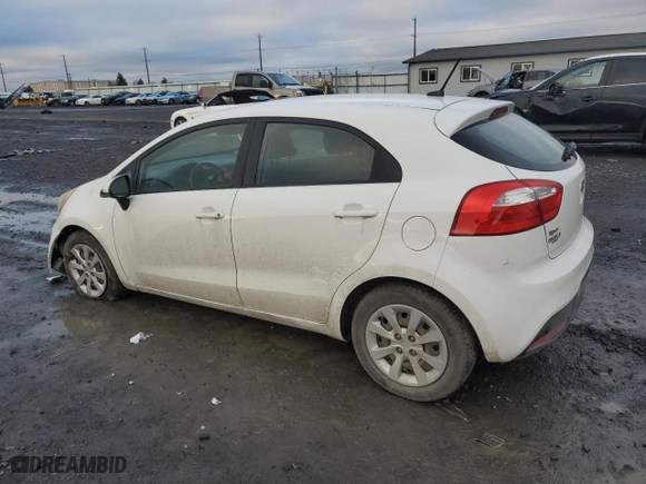 2013 Kia Rio SX with VIN KNADM5A30D6110381, listed as a Copart auction lot 85610034 with 161,673 mi miles and Salvage Title. Bid and sale history available at carsss.com. Image 2.