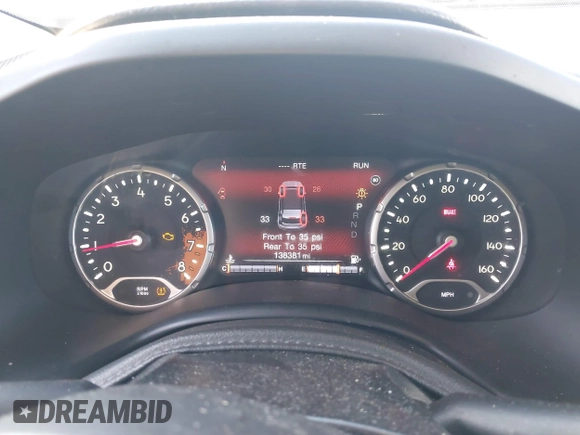 2017 Jeep Renegade Altitude with VIN ZACCJBBB7HPF86562, listed as a IAAI auction lot 41477131 with 138,381 mi miles and . Bid and sale history available at DreamBid. Image 7.