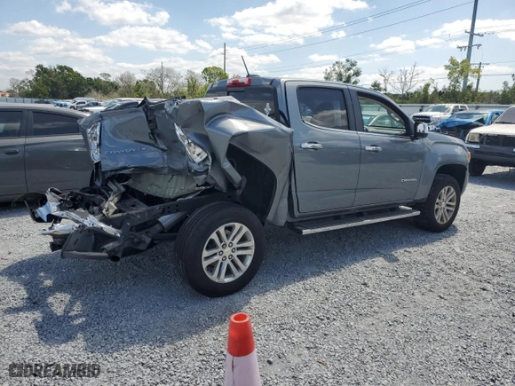 2018 GMC Canyon 2WD SLT with VIN 1GTG5DENXJ1292280, listed as a Copart auction lot 48542825 with 0 mi miles and Salvage Title. Bid and sale history available at carsss.com. Image 3.