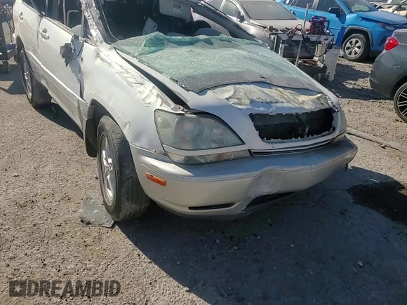 2001 Lexus RX 300 with VIN JTJGF10UX10083652, listed as a Copart auction lot 83531204 with 0 mi miles and Salvage Title. Bid and sale history available at carsss.com. Image 11.