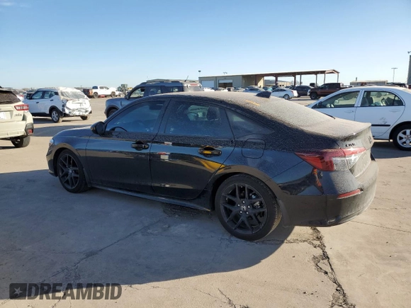 2025 Honda Civic Sport with VIN 2HGFE2F50SH537154, listed as a Copart auction lot 48980195 with 22,732 mi miles and Clean title. Bid and sale history available at DreamBid. Image 2.