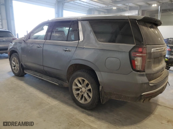 2022 Chevrolet Tahoe Premier with VIN 1GNSKSKD6NR292665, listed as a Copart auction lot 82039424 with 50,802 mi miles and Salvage Title. Bid and sale history available at carsss.com. Image 2.