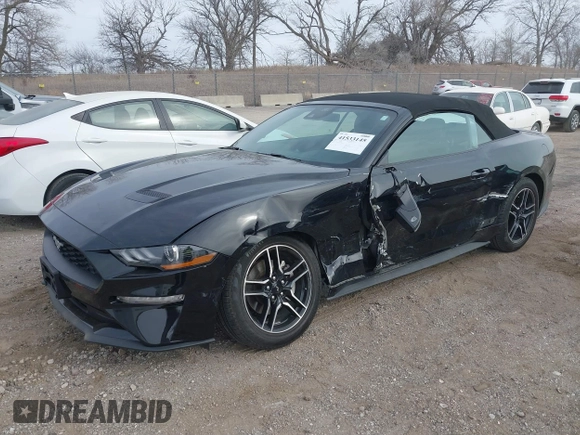 2022 Ford Mustang EcoBoost with VIN 1FATP8UH4N5120990, listed as a IAAI auction lot 41533145 with 46,562 mi miles. Bid and sale history available at carsss.com. Image 19.
