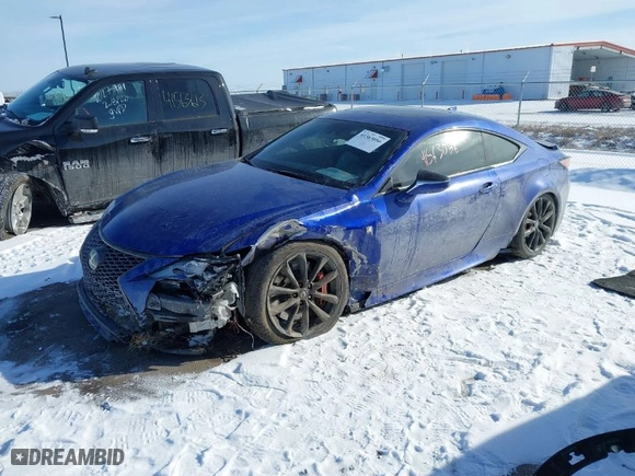 2019 Lexus RC with VIN JTHSZ5BC7K5009544, listed as a IAAI auction lot 41563056 with 85,100 mi miles. Bid and sale history available at carsss.com. Image 2.