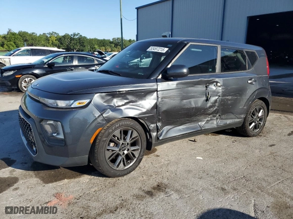 2021 Kia Soul EX with VIN KNDJ33AU5M7761991, listed as a Copart auction lot 53497215 with 77,430 mi miles and Non Repairable. Bid and sale history available at carsss.com. Image 1.
