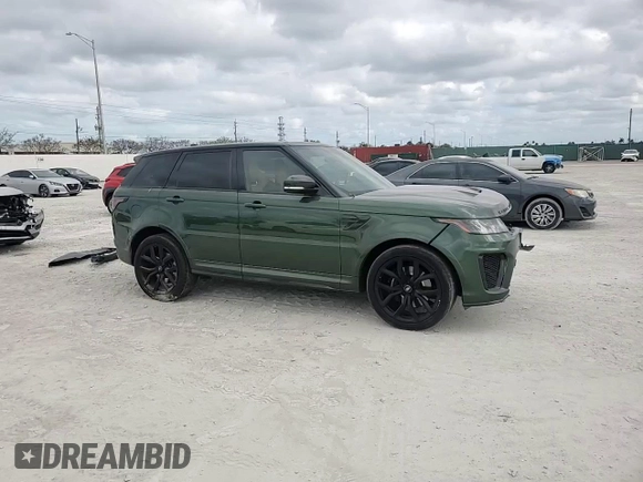 2020 Land Rover Range Rover Sport SVR z VIN SALWZ2RE5LA743951, wystawiony jako Copart lot #54134265 z przebiegiem 124 183 mil mil oraz Nie do naprawy • Non repairable. Historia ofert i sprzedaży dostępna na DreamBid. Obrazek 15.