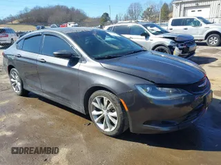 2015 Chrysler 200 S with VIN 1C3CCCBB2FN655751, listed as a IAAI auction lot 41711262 with 106,073 mi miles and . Bid and sale history available at carsss.com. Image 1.