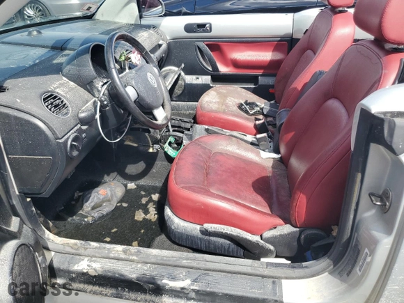 2009 Volkswagen New Beetle Convertible Blush with VIN 3VWSF31YX9M411815, listed as a Copart auction lot 74392354 with 0 mi miles and Salvage Title. Bid and sale history available at carsss.com. Image 7.