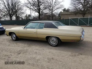 1972 Chevrolet Impala z VIN 1M47H2T190563, wystawiony jako Copart lot #46505275 z przebiegiem 95 137 mil mil oraz Czysty tytuł • Clean title. Historia ofert i sprzedaży dostępna na DreamBid. Obrazek 2.