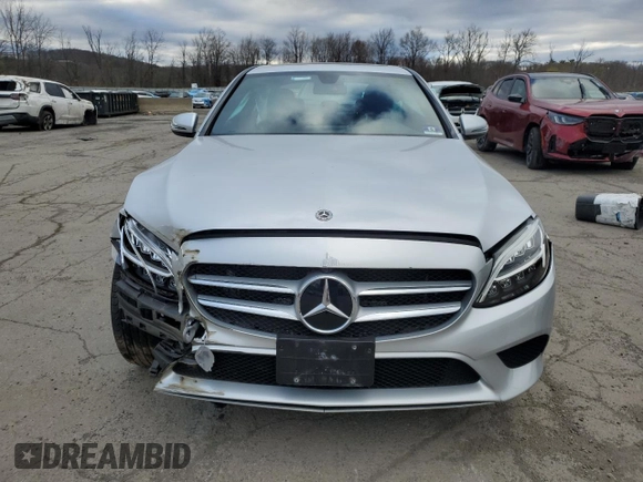 2019 Mercedes-Benz C 300 with VIN 55SWF8EB9KU320762, listed as a Copart auction lot 53049015 with Not Provided miles and Salvage Title. Bid and sale history available at carsss.com. Image 5.