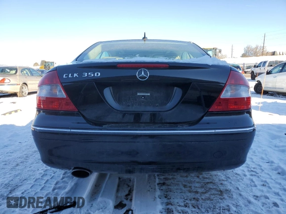 2008 Mercedes-Benz CLK 350 with VIN WDBTJ56H68F236034, listed as a Copart auction lot 88163635 with 156,478 mi miles and Salvage title. Bid and sale history available at DreamBid. Image 6.