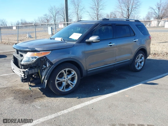 2013 Ford Explorer Limited with VIN 1FM5K8F81DGA23954, listed as a IAAI auction lot 41704185 with 185,936 mi miles. Bid and sale history available at carsss.com. Image 2.