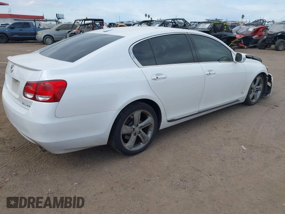 2008 Lexus GS 350 with VIN JTHBE96S180041013, listed as a IAAI auction lot 41945297 with 167,342 mi miles. Bid and sale history available at carsss.com. Image 4.
