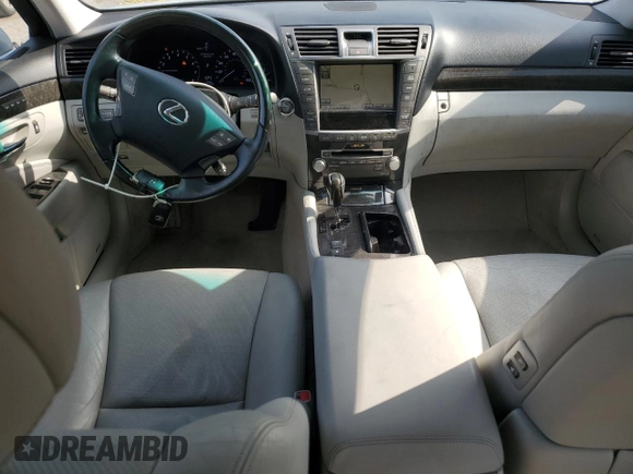 2011 Lexus LS 460 with VIN JTHBL5EF1B5105547, listed as a Copart auction lot 54480235 with 72,073 mi miles and Salvage title. Bid and sale history available at DreamBid. Image 8.