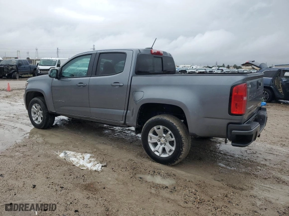 2022 Chevrolet Colorado 2WD LT with VIN 1GCGSCEN6N1264128, listed as a Copart auction lot 44963815 with 37,721 mi miles and Salvage Title. Bid and sale history available at carsss.com. Image 2.