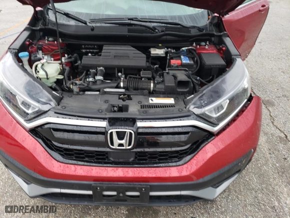 2021 Honda CR-V EX-L with VIN 7FARW1H81ME023997, listed as a Copart auction lot 43380225 with 35,573 mi miles and Salvage Title. Bid and sale history available at carsss.com. Image 12.